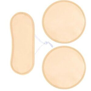 Castor Oil Pack Wrap 3 Pcs Reusable Organic Cotton for Neck & Breasts - New